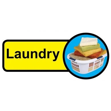 Laundry sign - 480mm x 210mm